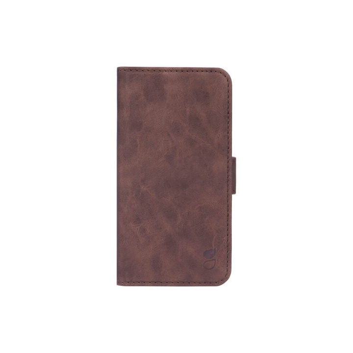 Gear Mobile Wallet Brown Nubuck PU iPhone 12 / 12 Pro in the group SMARTPHONE & TABLETS / Phone cases / Apple / iPhone 12 / Wallet Case at TP E-commerce Nordic AB (C02799)