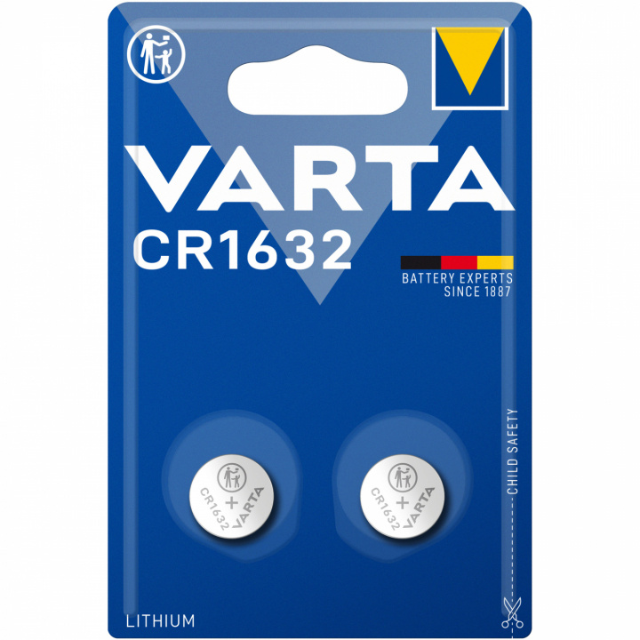 CR1632 3V Lithium Knappcellsba in the group HOME ELECTRONICS / Batteries & Chargers / Batteries / Button cell at TP E-commerce Nordic AB (C02845)
