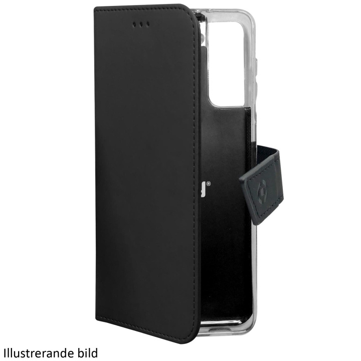Celly Wallet Case Galaxy S22, Svart in the group SMARTPHONE & TABLETS / Phone cases / Samsung at TP E-commerce Nordic AB (C02917)