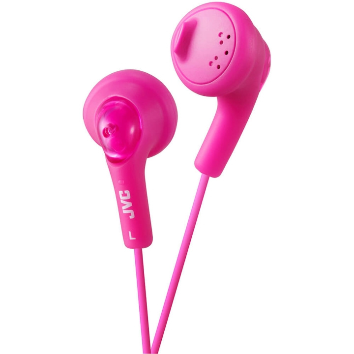 JVC Gumy Bass-Boost in-ear earbud headphones Peach Pink in the group HOME ELECTRONICS / Audio & Picture / Headphones & Accessories / Headphones at TP E-commerce Nordic AB (C02968)