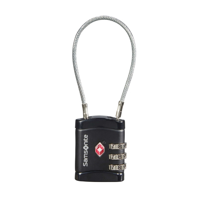 SAMSONITE Travel Acc. KEY LOCK CABLELOCK 3 DIAL TSA in the group Sport, leisure & Hobby / Travel accessories / Other at TP E-commerce Nordic AB (C02973)