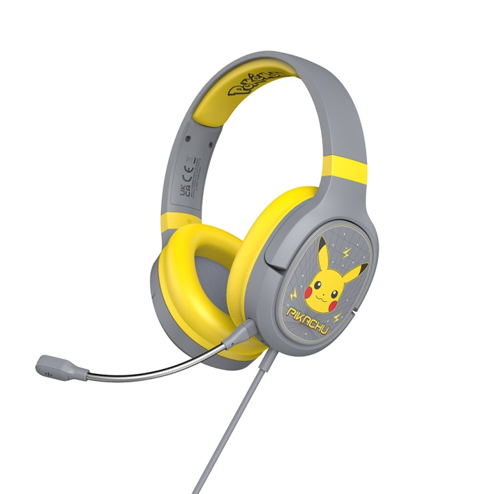 Pokemon Pikachu Gaming Headphone/Headset, Over-Ear, Boom Mic in the group COMPUTERS & PERIPHERALS / GAMING / Headset at TP E-commerce Nordic AB (C02977)