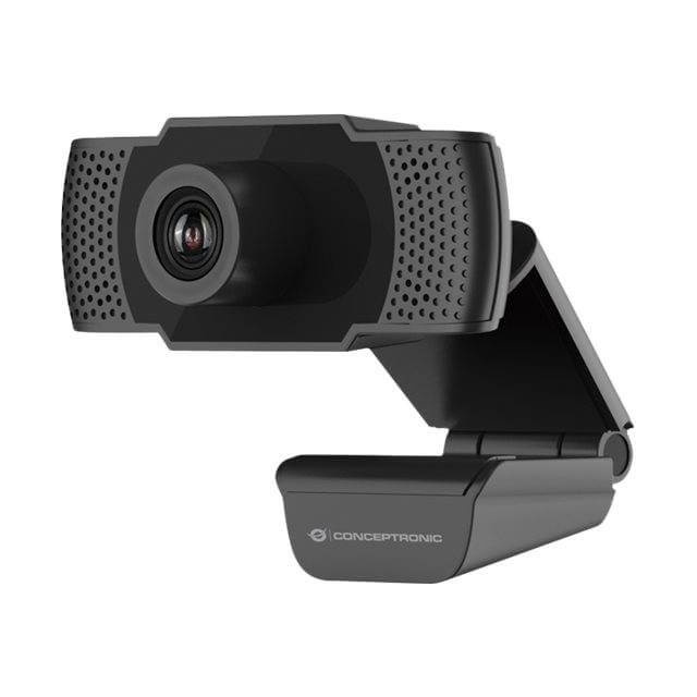 Conceptronic Webbkamera Amdis 1080P HD Mikrofon in the group COMPUTERS & PERIPHERALS / Computer accessories / Web cameras at TP E-commerce Nordic AB (C02982)