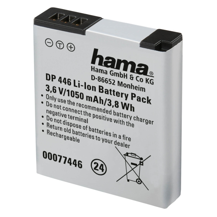 HAMA DP 446 Li-Ion Battery for Pan asonic DMW-BCM13 in the group HOME ELECTRONICS / Photo & Video / Camera batteries at TP E-commerce Nordic AB (C03251)