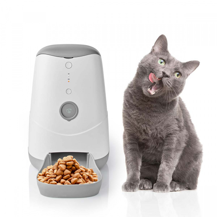 Nedis Pet Food Dispenser | Automatic Dog and Cat Feeder | Wi-Fi | 3.7 l | Android™ / IOS in the group HOME, HOUSEHOLD & GARDEN / Pet Accessories / Cat at TP E-commerce Nordic AB (C03287)