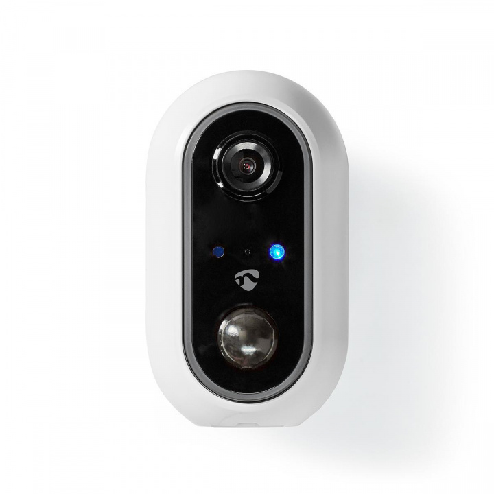 Nedis SmartLife Outdoor Camera | Wi-Fi | Full HD 1080p | IP65 | Max. battery life: 4 months | Cloud Storage (optional) / microSD (not included) | 5 V DC | With motion sensor | Night vision | White in the group HOME, HOUSEHOLD & GARDEN / Alarm & Security / Security cameras / Digital (Network) / Indoor cameras at TP E-commerce Nordic AB (C03293)