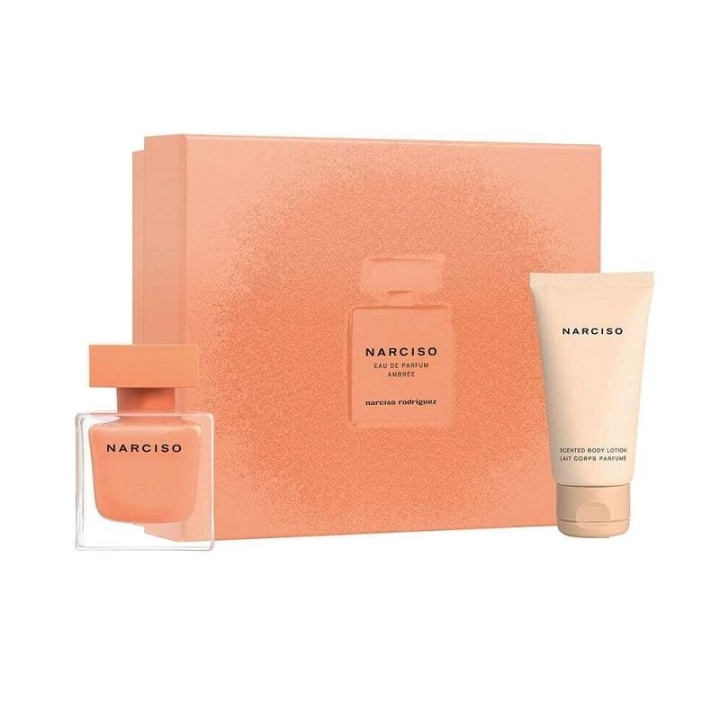 Giftset Narciso Rodriguez Narciso Ambree Edp 50ml + Body Lotion 50ml in the group BEAUTY & HEALTH / Fragrance & Perfume / Perfumes / Perfume for her at TP E-commerce Nordic AB (C03394)