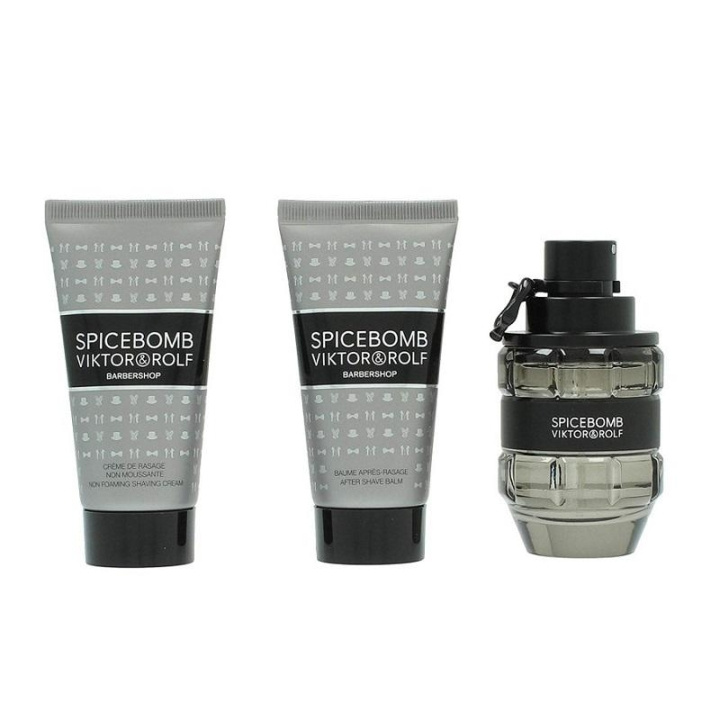 Giftset Viktor & Rolf Spicebomb Edt 50ml + Shavingcream 50ml + Aftershave 50ml in the group BEAUTY & HEALTH / Gift sets / Gift sets for him at TP E-commerce Nordic AB (C03511)