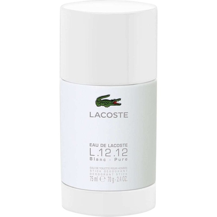 Lacoste Eau De Lacoste L.12.12 Blanc Deostick 75ml in the group BEAUTY & HEALTH / Fragrance & Perfume / Deodorants / Deodorant for women at TP E-commerce Nordic AB (C03522)