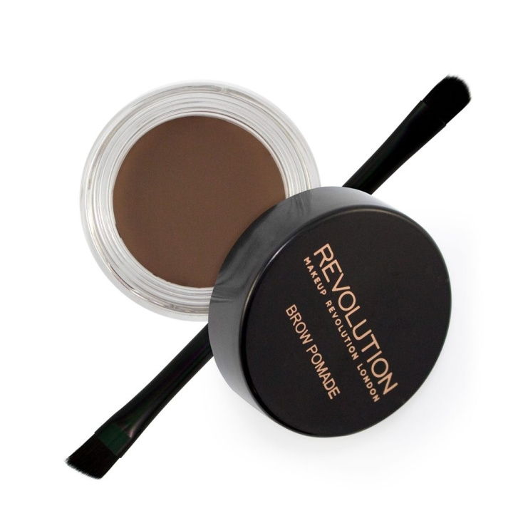 Makeup Revolution Brow Pomade - Dark Brown in the group BEAUTY & HEALTH / Makeup / Eyes & Eyebrows / Brow pencils at TP E-commerce Nordic AB (C03651)