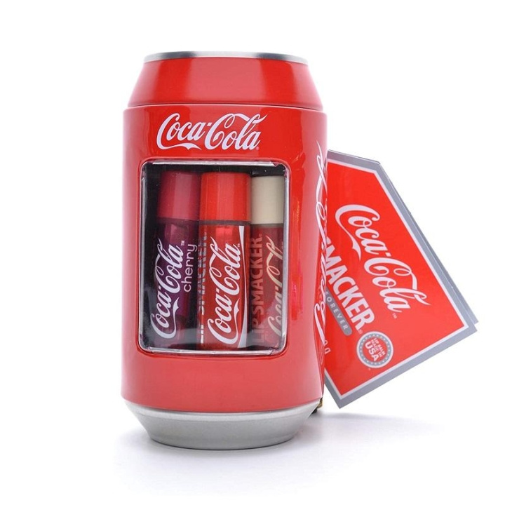 Lip Smacker Coca-Cola Classic Can Tin Box 6pcs in the group BEAUTY & HEALTH / Makeup / Lips / Lip balm at TP E-commerce Nordic AB (C03688)