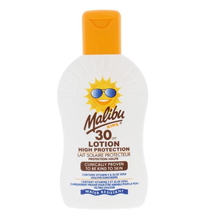 Malibu Kids Sun Lotion SPF30 200ml in the group BEAUTY & HEALTH / Skin care / Tanning / Sunscreen at TP E-commerce Nordic AB (C03718)
