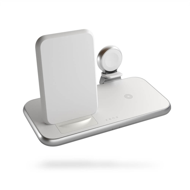 Zens 4in1 Charger 10W inkl 45W USB-C PD White in the group SMARTPHONE & TABLETS / Chargers & Cables / Wireless Qi chargers at TP E-commerce Nordic AB (C03737)