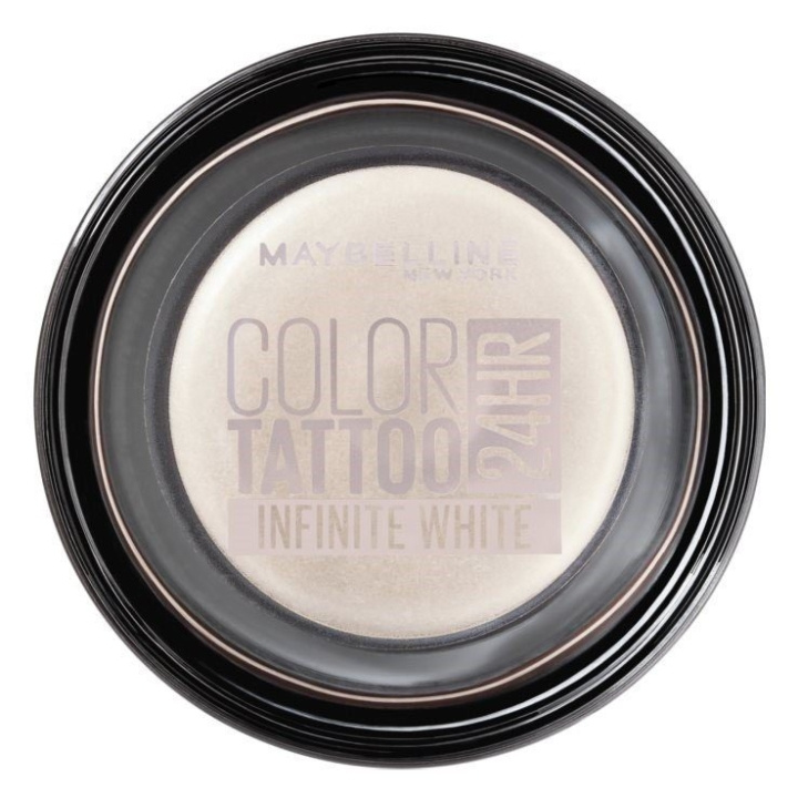 Maybelline Color Tattoo 24H Cream Eyeshadow - Infinite White in the group BEAUTY & HEALTH / Makeup / Eyes & Eyebrows / Eye shadows at TP E-commerce Nordic AB (C03777)