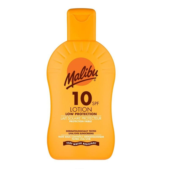 Malibu Sun Lotion SPF10 200ml in the group BEAUTY & HEALTH / Skin care / Tanning / Sunscreen at TP E-commerce Nordic AB (C03787)