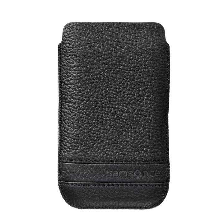 Samsonite Mobile Bag Classic Leather Small Black in the group SMARTPHONE & TABLETS / Phone cases / Universal protection / Wallet Case at TP E-commerce Nordic AB (C03852)