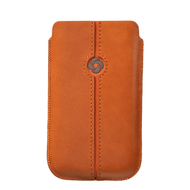 SAMSONITE Mobile Bag Dezir Leather Large Orange in the group SMARTPHONE & TABLETS / Phone cases / Universal protection / Wallet Case at TP E-commerce Nordic AB (C03861)