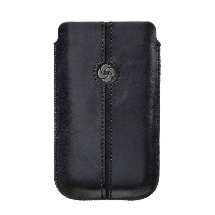 Samsonite Mobile Bag Dezir Leather Small Black in the group SMARTPHONE & TABLETS / Phone cases / Universal protection / Wallet Case at TP E-commerce Nordic AB (C03870)