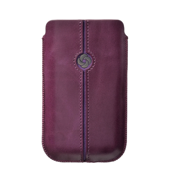 SAMSONITE Mobile Bag Dezir Leather Large Purple in the group SMARTPHONE & TABLETS / Phone cases / Universal protection / Wallet Case at TP E-commerce Nordic AB (C03871)