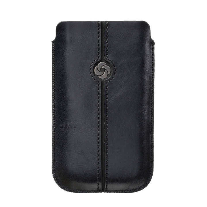 Samsonite Mobile Bag Dezir Leather XL Black in the group SMARTPHONE & TABLETS / Phone cases / Universal protection / Wallet Case at TP E-commerce Nordic AB (C03875)