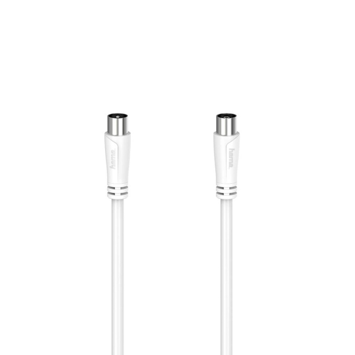 Hama Antenna Cable 90dB 0.75m White in the group HOME ELECTRONICS / Cables & Adapters / Antenna cables & Accessories / Antenna cables at TP E-commerce Nordic AB (C03934)