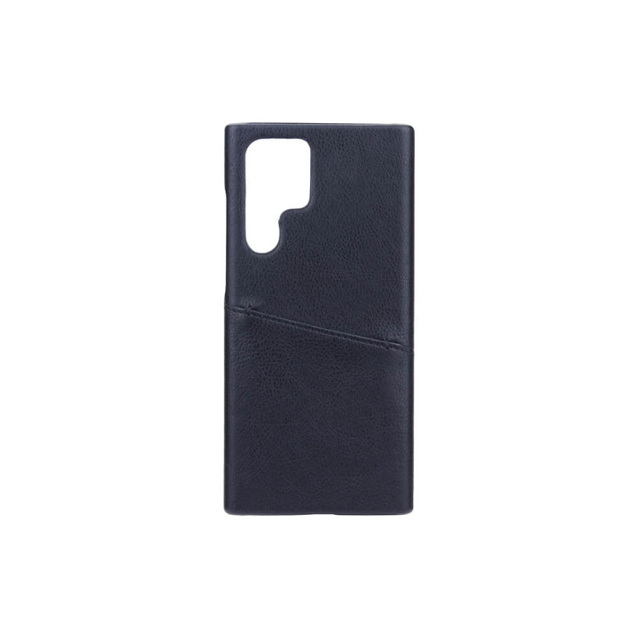 ONSALA Mobilecover Black with Cardpocket Samsung S22 Ultra in the group SMARTPHONE & TABLETS / Phone cases / Samsung at TP E-commerce Nordic AB (C03981)