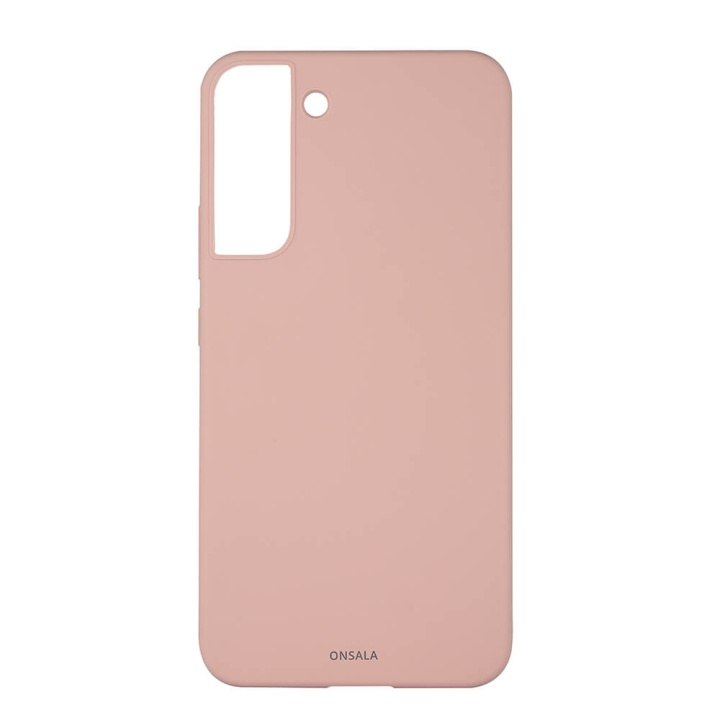 ONSALA Phone Case Silicone Sand Pink - Samsung S22+ in the group SMARTPHONE & TABLETS / Phone cases / Samsung at TP E-commerce Nordic AB (C03992)