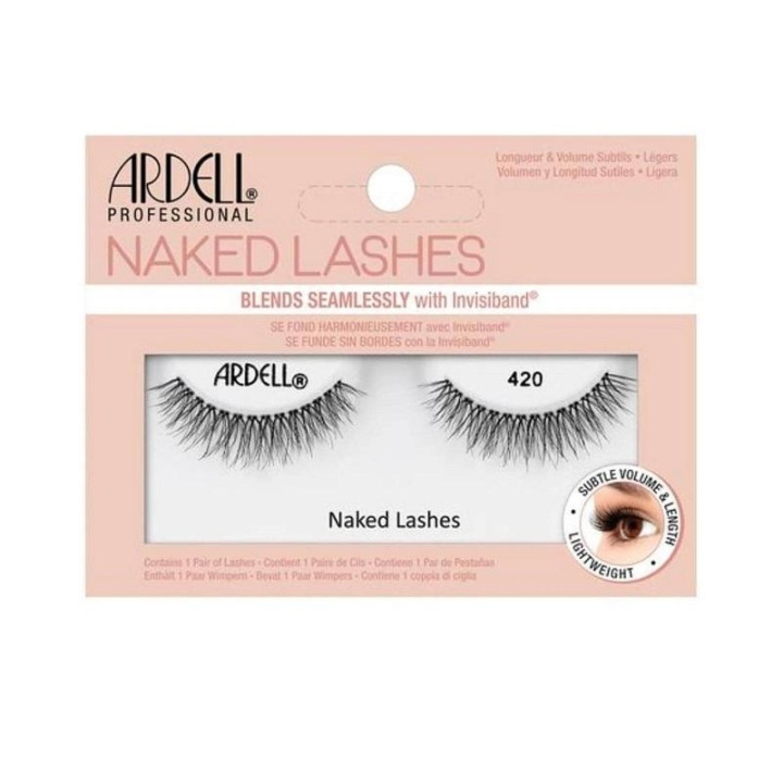 Ardell Naked Lashes 420 in the group BEAUTY & HEALTH / Makeup / Eyes & Eyebrows / False eyelashes at TP E-commerce Nordic AB (C04124)