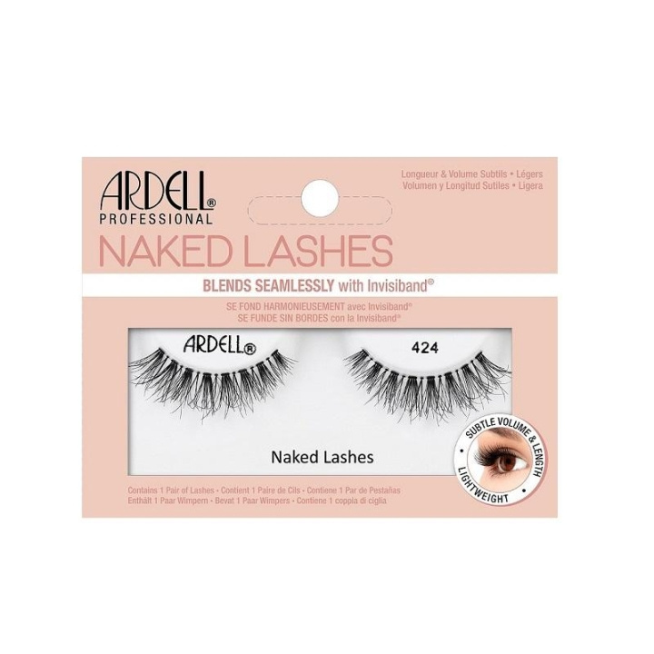 Ardell Naked Lashes 424 in the group BEAUTY & HEALTH / Makeup / Eyes & Eyebrows / False eyelashes at TP E-commerce Nordic AB (C04126)