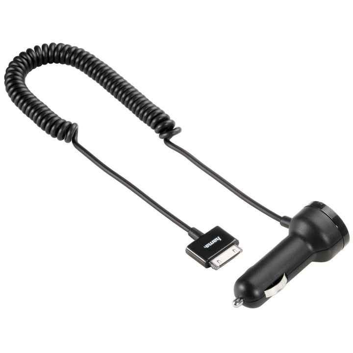 Hama Vehicle Charging Cable Apple iPhone 3G/3G S/4/4S and iPhone MFI in the group SMARTPHONE & TABLETS / Chargers & Cables / Car chargers / Car chargers 30 pin at TP E-commerce Nordic AB (C04183)