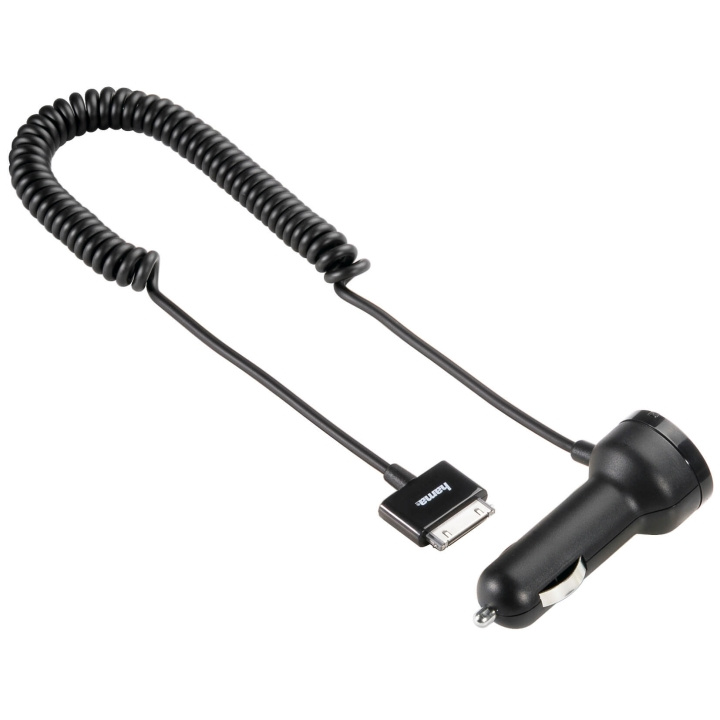 Hama Laddare iPhone3/4 12V Svart 30 Pin MFI in the group SMARTPHONE & TABLETS / Chargers & Cables / Car chargers / Car chargers 30 pin at TP E-commerce Nordic AB (C04183)
