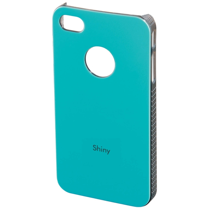 Hama Shiny Mobile Phone Cover for Apple iPhone 4/4S, turquoise in the group SMARTPHONE & TABLETS / Phone cases / Apple / iPhone 4/4S / Cases at TP E-commerce Nordic AB (C04186)