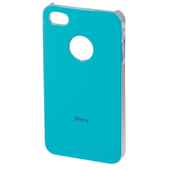 Hama Shiny Mobile Phone Cover for Apple iPhone 4/4S, light turqu in the group SMARTPHONE & TABLETS / Phone cases / Apple / iPhone 4/4S / Cases at TP E-commerce Nordic AB (C04188)
