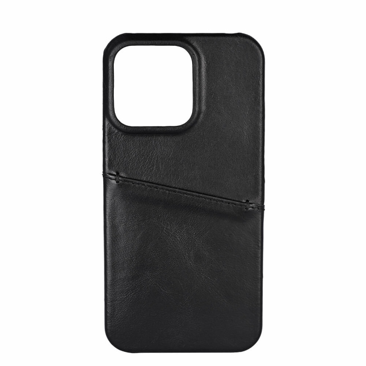 BUFFALO Phone Case Leather Black - iPhone 13 Pro in the group SMARTPHONE & TABLETS / Phone cases / Apple / iPhone 13 / Cases at TP E-commerce Nordic AB (C04196)