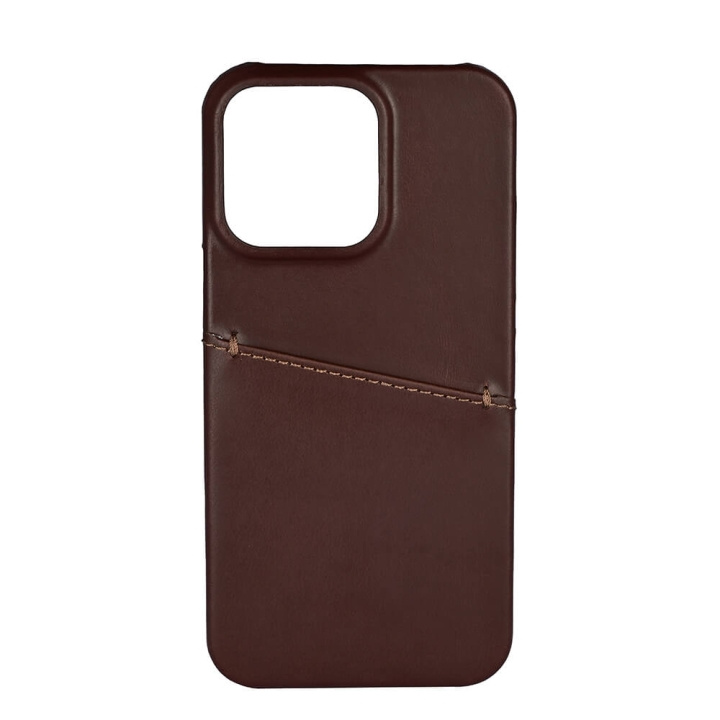 BUFFALO Phone Case Leather Brown - iPhone 13 Pro in the group SMARTPHONE & TABLETS / Phone cases / Apple / iPhone 13 Pro / Cases at TP E-commerce Nordic AB (C04197)