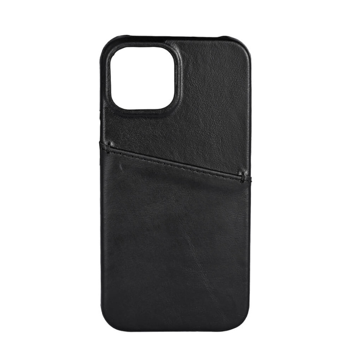 BUFFALO Phone Case Leather Black - iPhone 13 Mini in the group SMARTPHONE & TABLETS / Phone cases / Apple / iPhone 13 Mini / Cases at TP E-commerce Nordic AB (C04205)