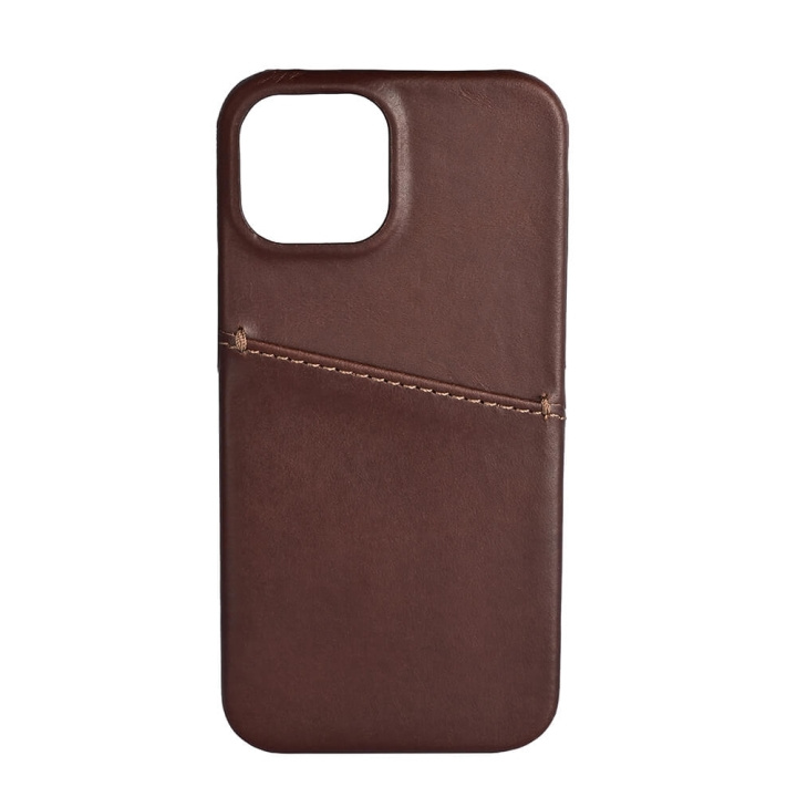 BUFFALO Phone Case Leather Brown - iPhone 13 Mini in the group SMARTPHONE & TABLETS / Phone cases / Apple / iPhone 13 Mini / Cases at TP E-commerce Nordic AB (C04206)