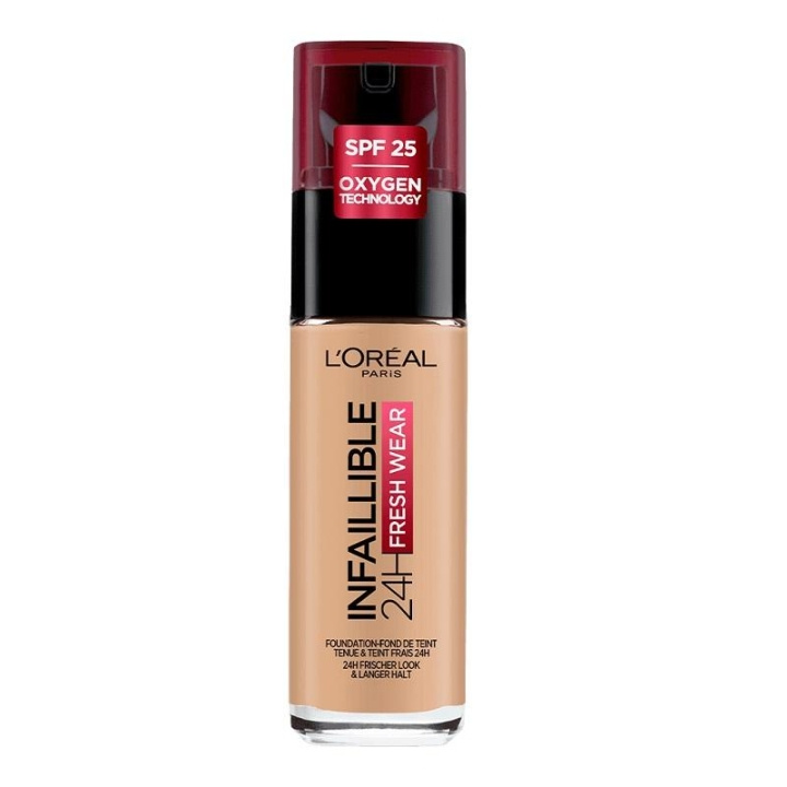 LOreal Paris Infallible 24H Fresh Wear 100 Linen 30ml in the group BEAUTY & HEALTH / Makeup / Facial makeup / Foundation at TP E-commerce Nordic AB (C04245)