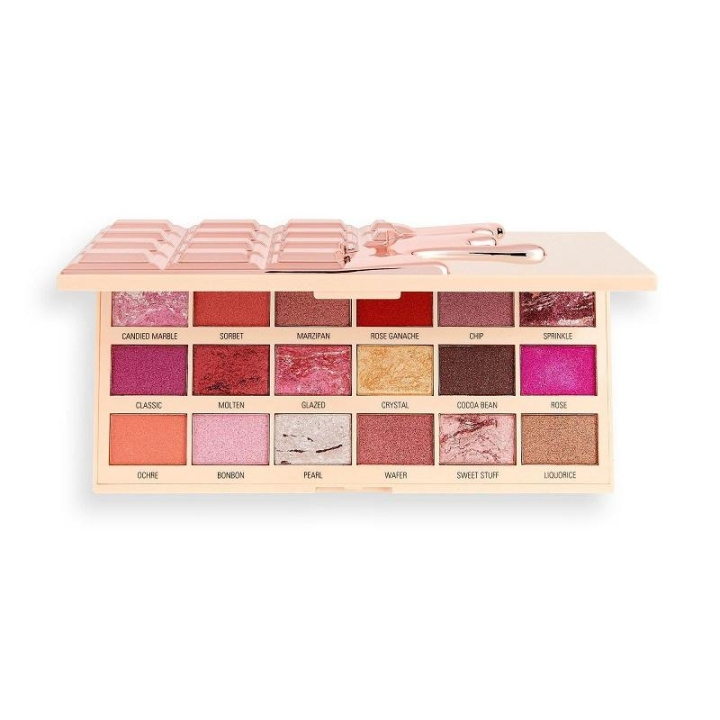 Makeup Revolution Chocolate Palette - Marble Rose Gold in the group BEAUTY & HEALTH / Makeup / Eyes & Eyebrows / Eye shadows at TP E-commerce Nordic AB (C04274)