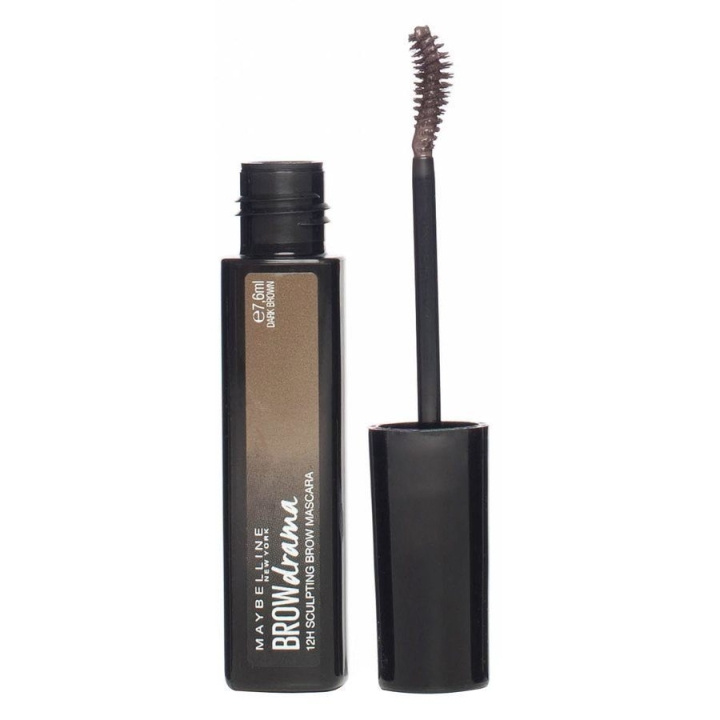 Maybelline Brow Drama Sculpting Mascara Dark Brown in the group BEAUTY & HEALTH / Makeup / Eyes & Eyebrows / Eyebrow gel at TP E-commerce Nordic AB (C04316)