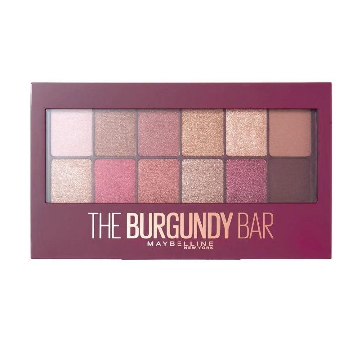 Maybelline The Burgundy Bar Eyeshadow Palette 9.6g in the group BEAUTY & HEALTH / Makeup / Eyes & Eyebrows / Eye shadows at TP E-commerce Nordic AB (C04349)