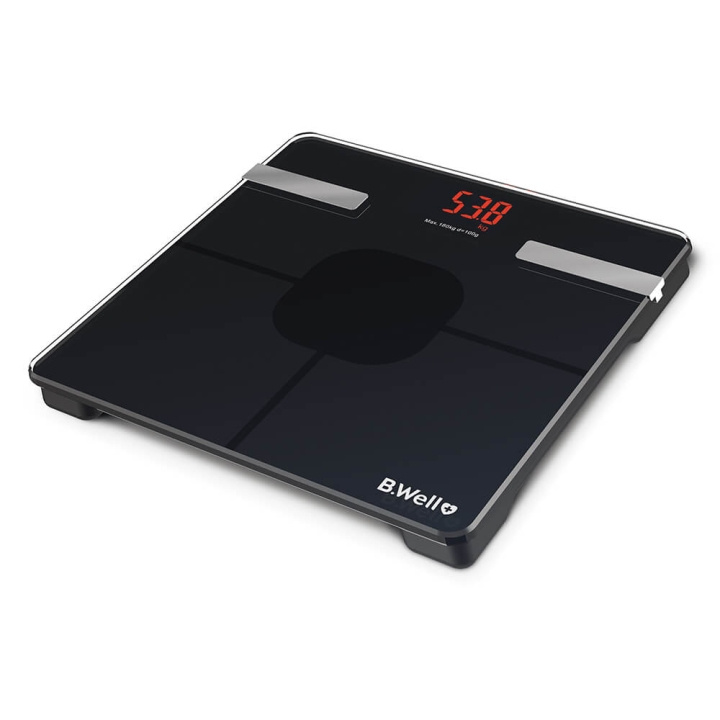 B.WELL Bathroom Scale TH168 Bluetooth Body Fat Scale in the group BEAUTY & HEALTH / Health care / Bathroom scales at TP E-commerce Nordic AB (C04455)