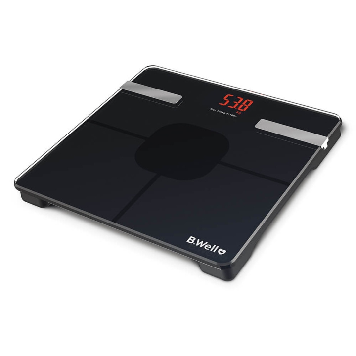 B.WELL Bathroom Scale TH168 Bluetooth Body Fat Scale in the group BEAUTY & HEALTH / Health care / Bathroom scales at TP E-commerce Nordic AB (C04455)