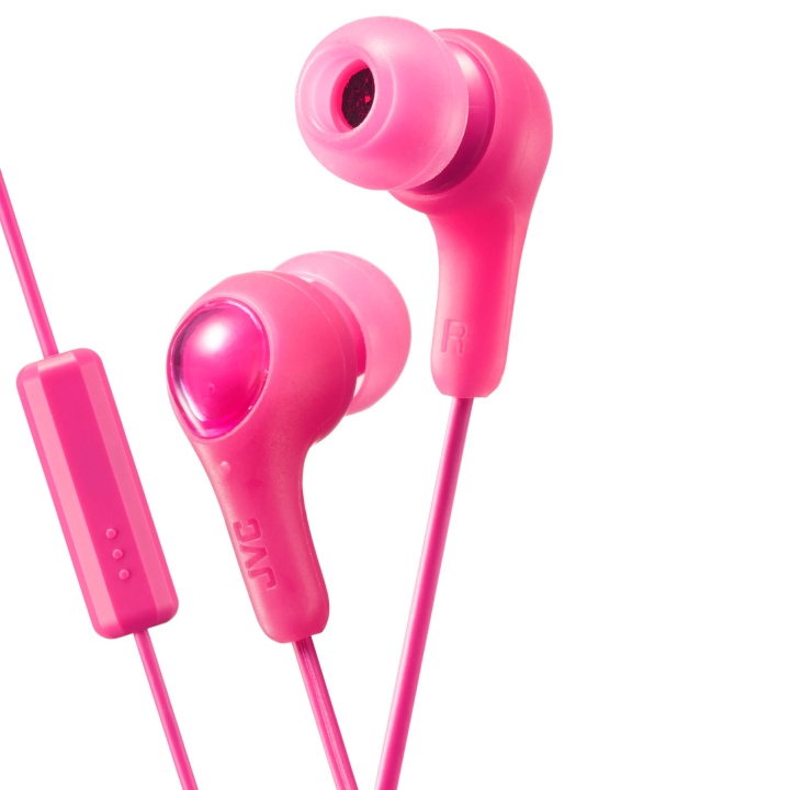 JVC Hörlur FX7M Gumy Plus In-Ear Mic Rosa in the group HOME ELECTRONICS / Audio & Picture / Headphones & Accessories / Headphones at TP E-commerce Nordic AB (C04456)