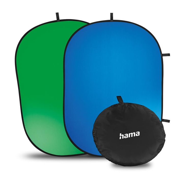 Hama Folding Background 2-in-2 Green/Blue 150x200 cm in the group HOME ELECTRONICS / Photo & Video / Photo equipment / Other at TP E-commerce Nordic AB (C04460)