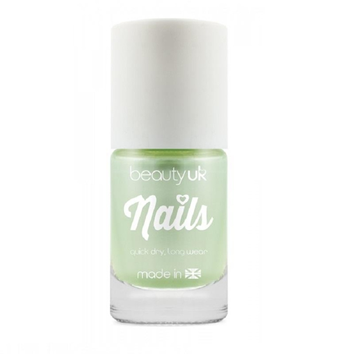 Beauty UK Candy Pearl Nail Polish - Green in the group BEAUTY & HEALTH / Manicure / Pedicure / Nail polish at TP E-commerce Nordic AB (C04516)
