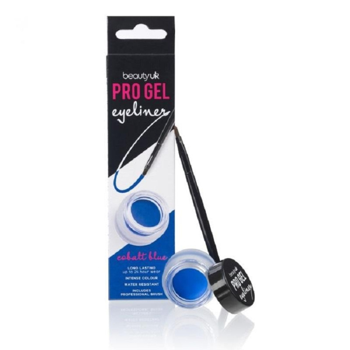 Beauty UK Pro Gel Eyeliner Cobalt Blue 4,5g in the group BEAUTY & HEALTH / Makeup / Eyes & Eyebrows / Eyeliner / Kajal at TP E-commerce Nordic AB (C04527)