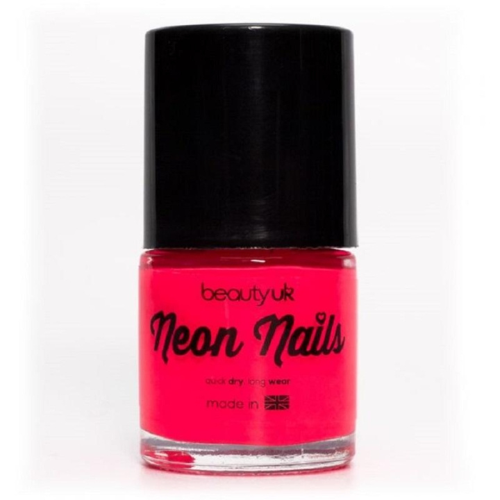 Beauty UK Neon Nail Polish - Pink in the group BEAUTY & HEALTH / Manicure / Pedicure / Nail polish at TP E-commerce Nordic AB (C04531)