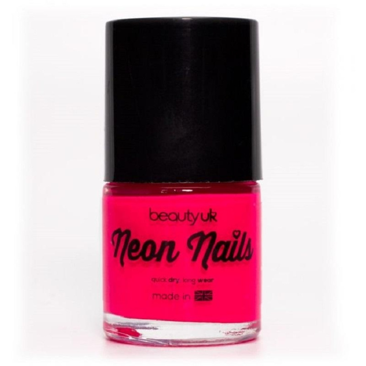 Beauty UK Neon Nail Polish - Magenta in the group BEAUTY & HEALTH / Manicure / Pedicure / Nail polish at TP E-commerce Nordic AB (C04532)