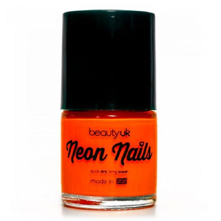 Beauty UK Neon Nail Polish - Orange in the group BEAUTY & HEALTH / Manicure / Pedicure / Nail polish at TP E-commerce Nordic AB (C04533)